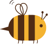 ふよふよ飛ぶハチ